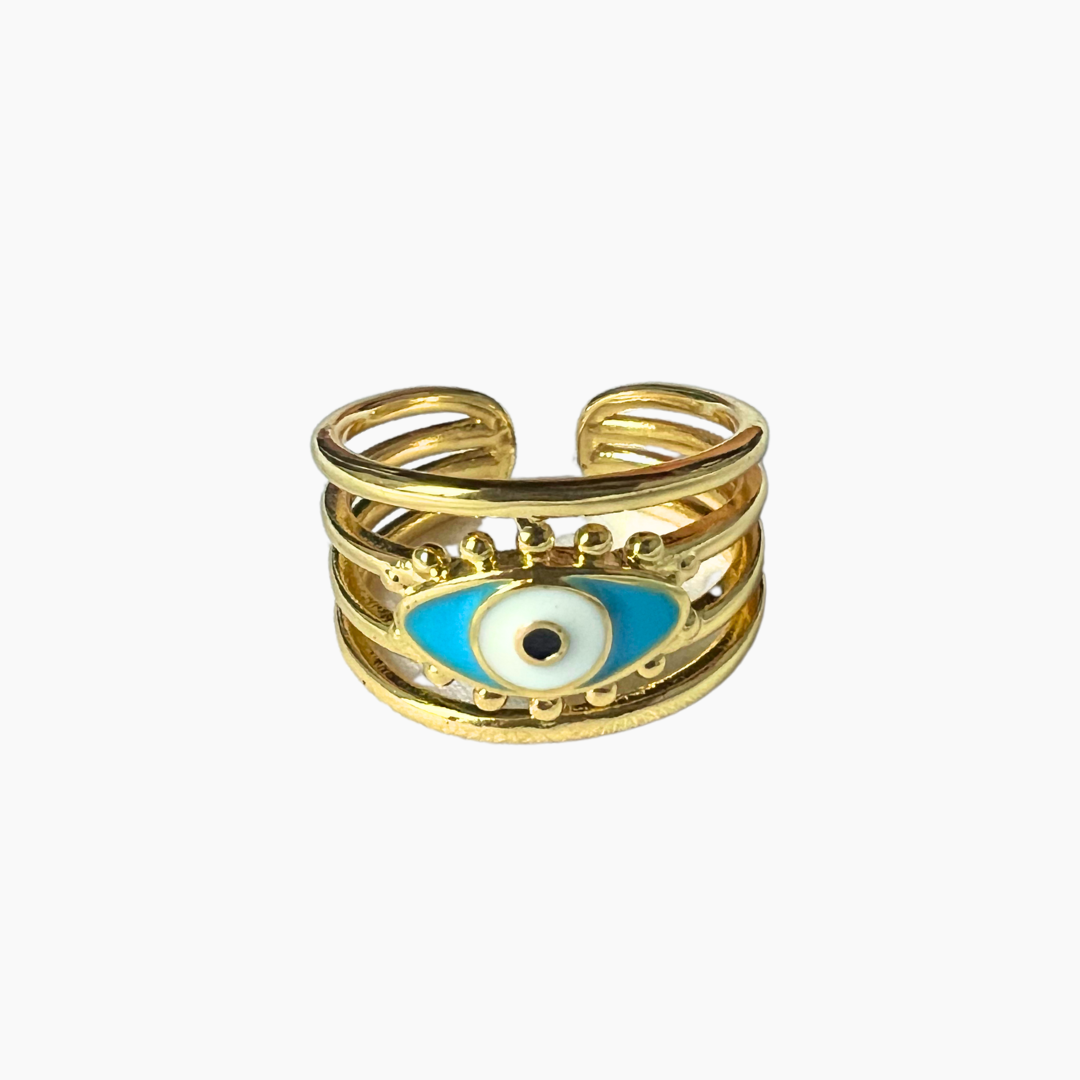 Gold Royalty "Third Eye" Wrap Ring
