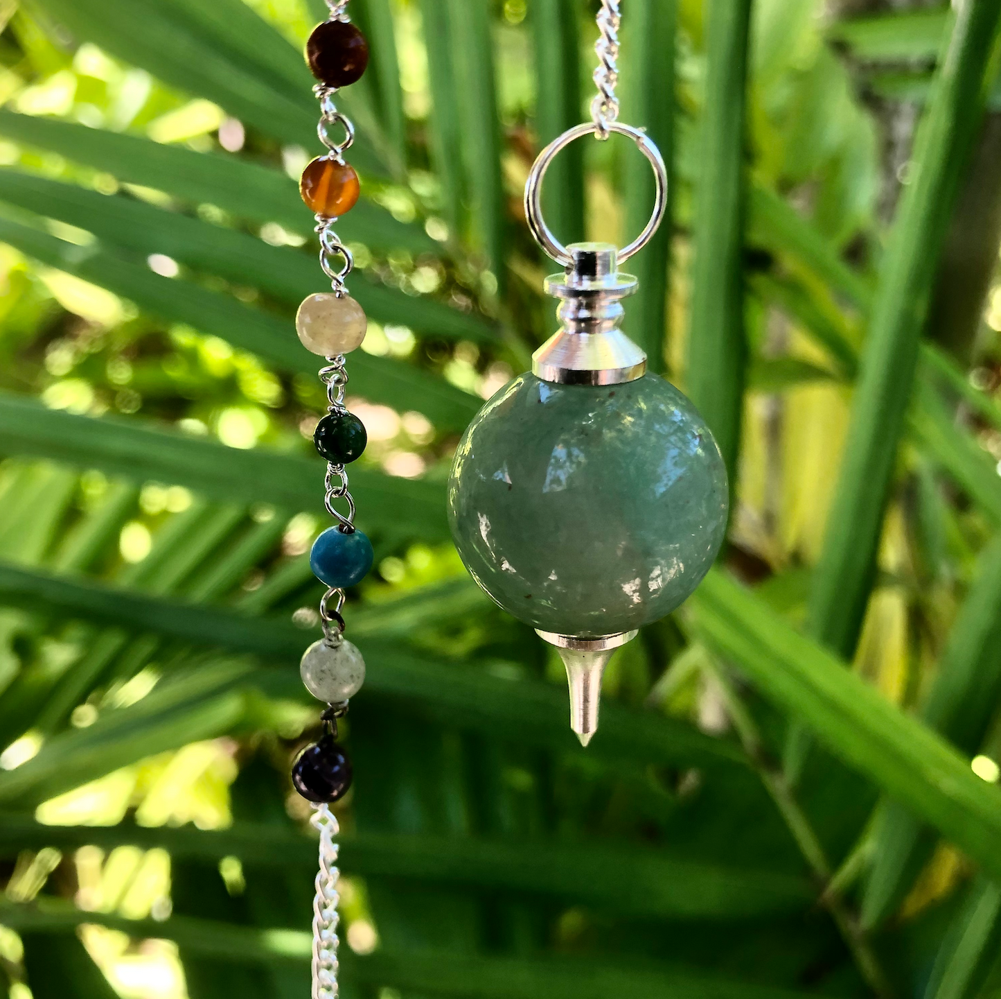 Aventurine Chakra Ball Pendulum ~ "Healing & Manifestation"