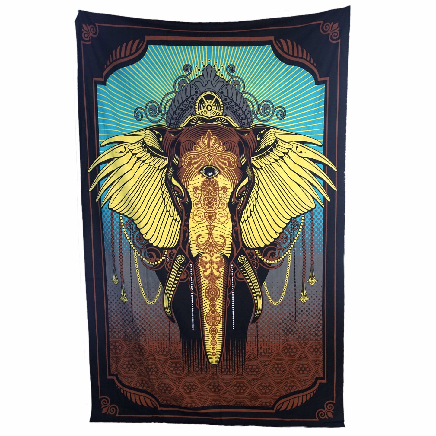 Elephant Third Eye Tapestry