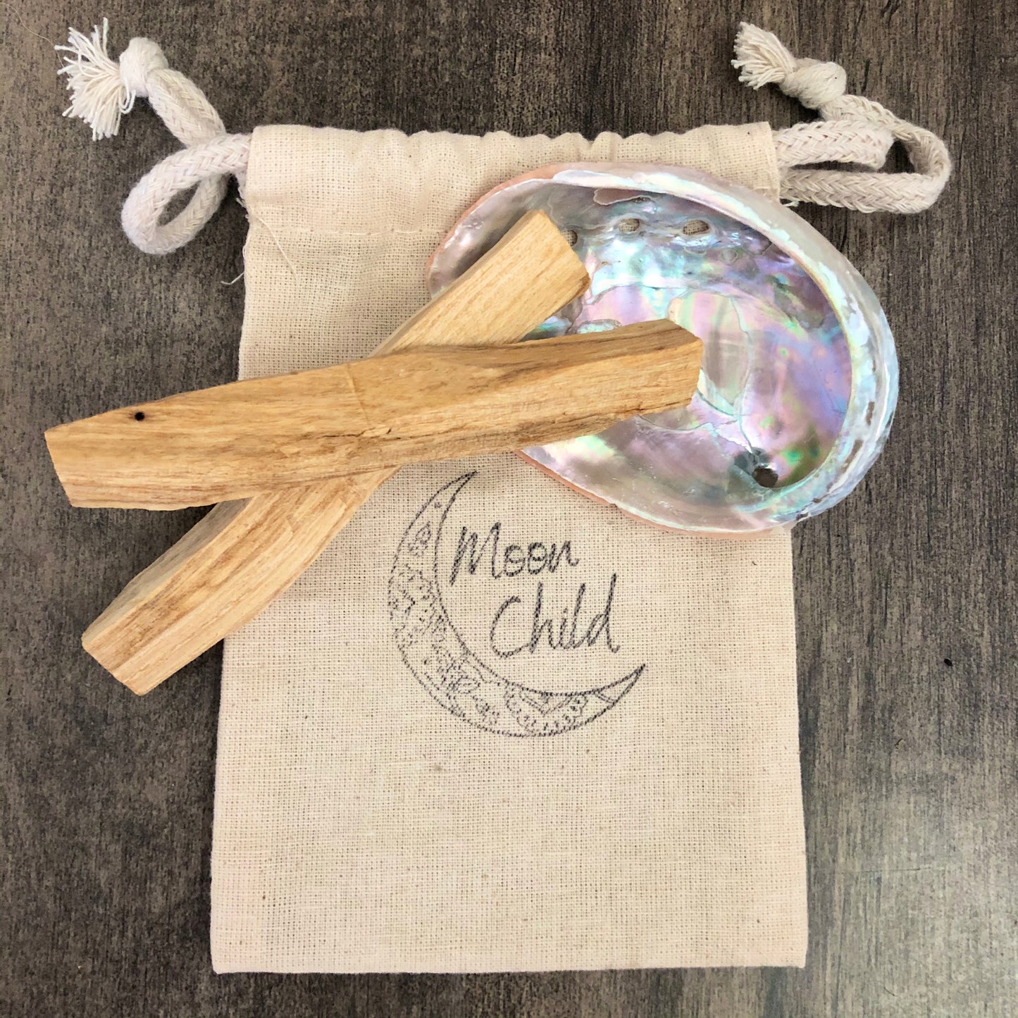 Palo Santo & Abalone Shell Smudging Energy Clearing