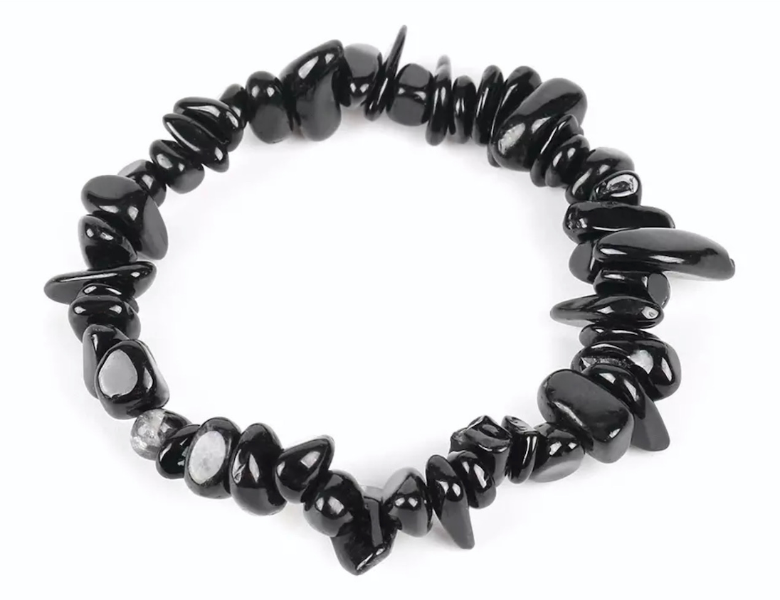 Black Tourmaline Chip Bracelet