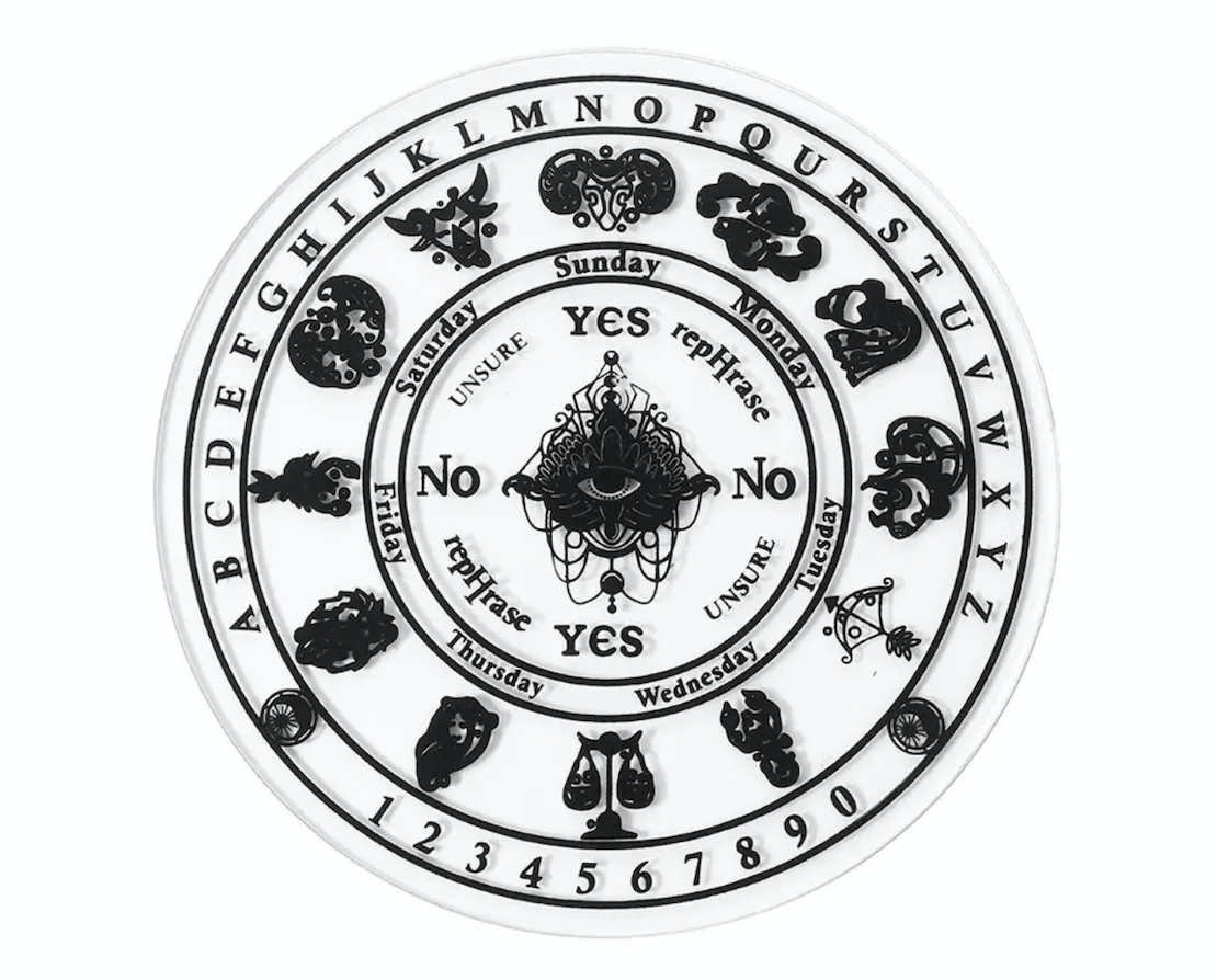 6" Zodiac Third Eye Pendulum Board Acrylic | Divination Tool