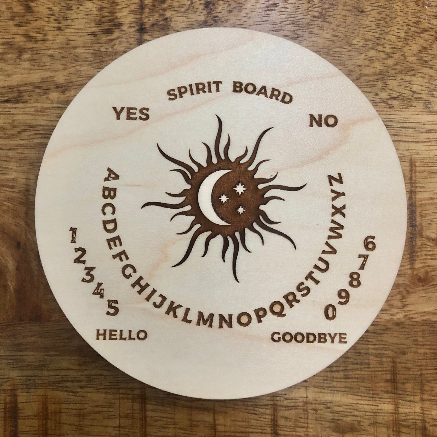 5" Maple Wood Pendulum Spirit Board