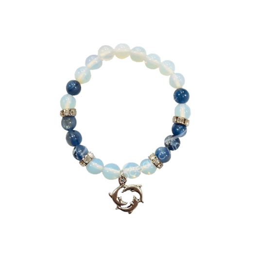 "Spiritual Awakening" Bracelet - Opalite & Kyanite