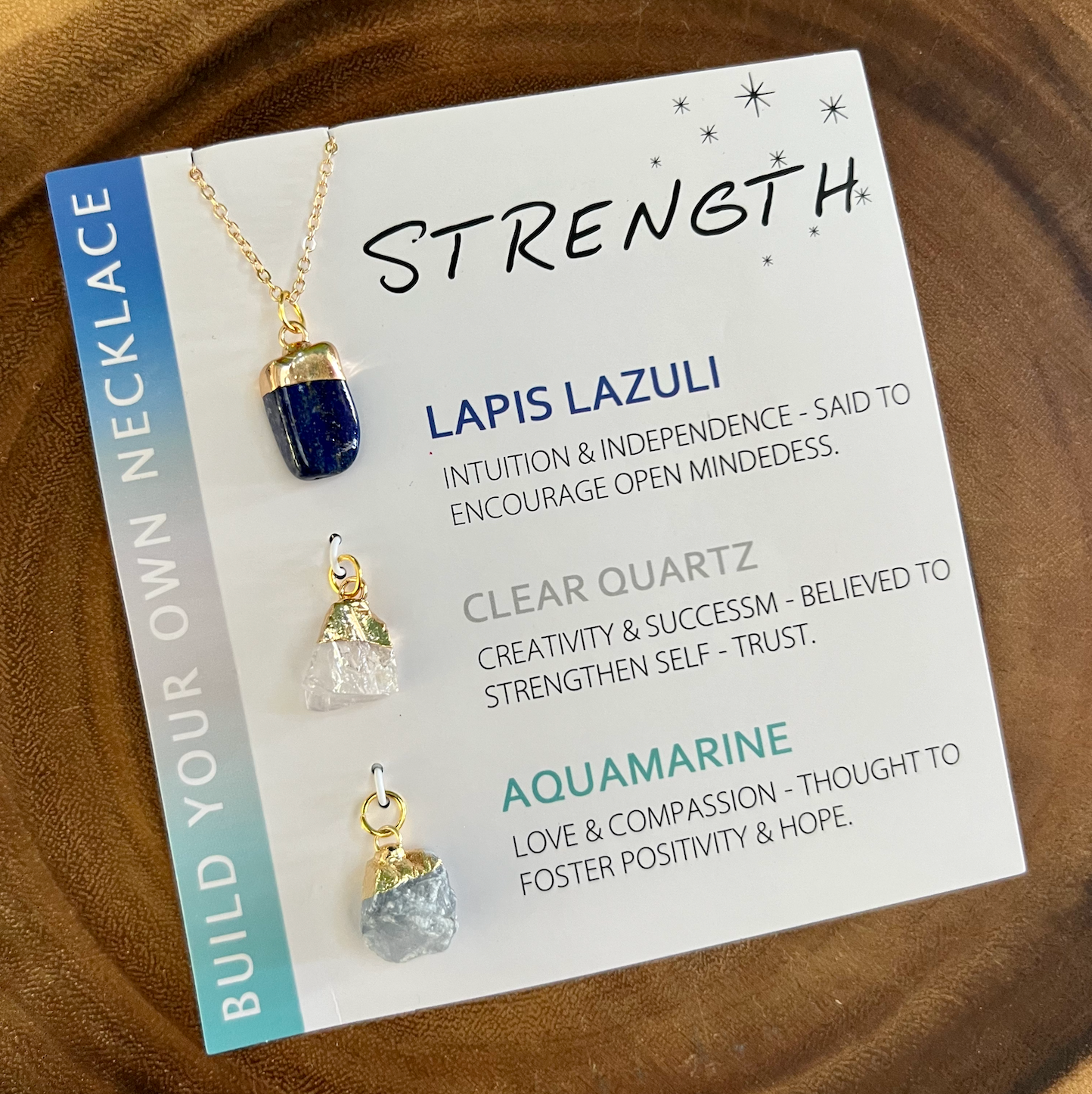 'Strength' Gold Necklace Bundle