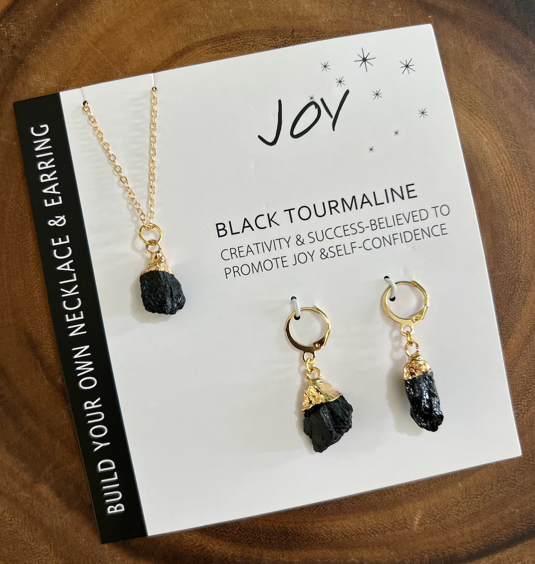 'Joy' Gold Necklace & Earring Bundle