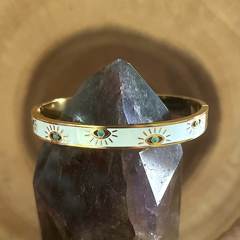 Gold Third Eye "Luxury Style" Bangle