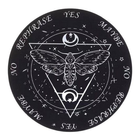 6" New Moon Wood Pendulum Board (Black)